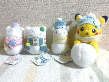 포켓몬 눈사람 봉제 인형 눈놀이 피카츄 야돈 카비곤