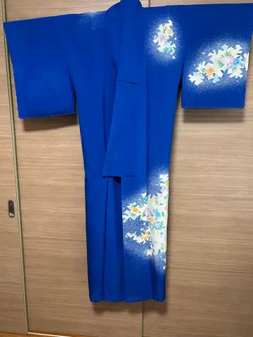 기모노 명주 호몬기