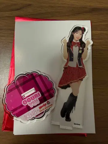 AKB48 아크릴 스탠드 오구리 유이 웬디스 콜라보