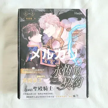 영원의 맹세 대만판 코믹스 1권 2권 특장판 한국 BL