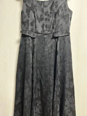 Herlipto 클래식 플로럴 자카드 드레스