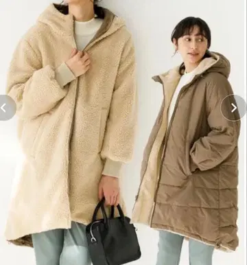 리버서블 플리스 퀼팅 자켓