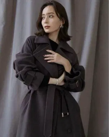 anuans 울 트렌치코트