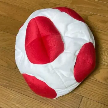 마리오 버섯 디자인 쿠션 모자