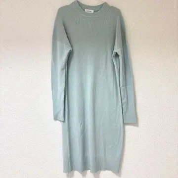 Mila Owen 롱 니트 원피스 사이즈 1 라이트 블루