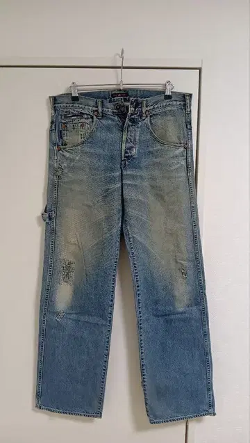 폴 스미스 RED EAR 패치워크 스트레이트 데님