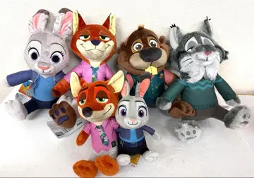 주토피아2 L 봉제 인형 4종 페어 봉제 인형