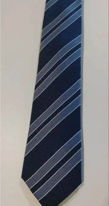 새상품 NEWYORKER 네이비 스트라이프 넥타이