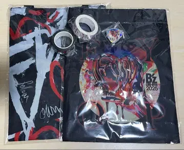 B'z FYOP 가챠 5종 (미니 토트백, 마스킹 테이프, 피크 배지)