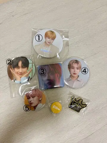 enhypen 캔뱃지 선우