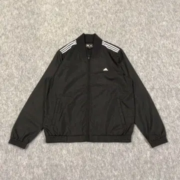adidas 트랙 자켓 블랙 폴리에스테르 나일론 여성용 M