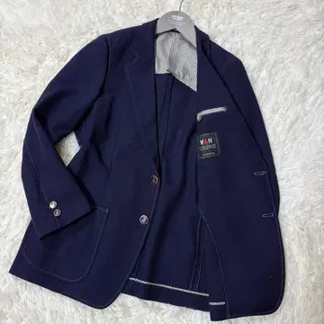 빈티지 VAN JAC 네이비 재킷 골드 버튼 앵커 버튼