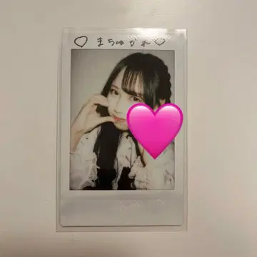 FRUITS ZIPPER 마츠모토 카렌 사복 온특 사인 포함 폴라로이드