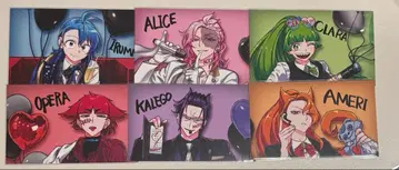 마계의 왕자 마피아 팝업 특전 명함 카드