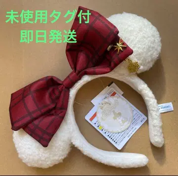 [미사용 택 포함] 디즈니 크리스마스 머리띠 리루린린