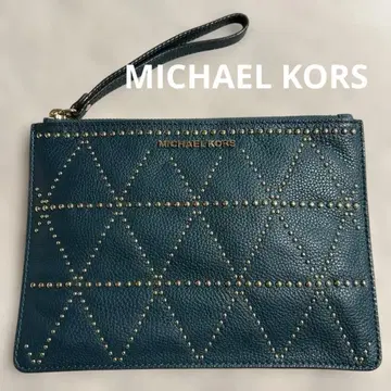 MICHAEL KORS 다크 그린 클러치백