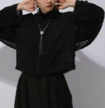 HARE 샤기 셔츠 블라우스 가디건