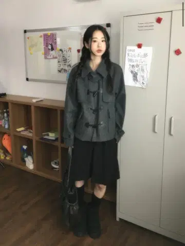 amood 코트 피코트 아우터 한국