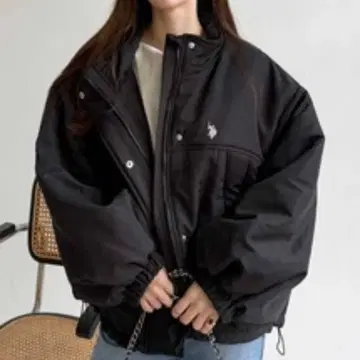 [ U.S. POLO ASSN. ] 몬스터 충전솜 블루종