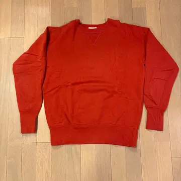 투 문 클래식 모델 레드 맨투맨 40/42