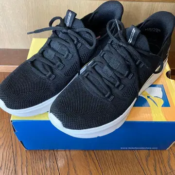 SKECHERS 블랙 스니커즈 23.5cm