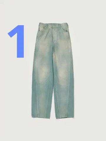 25SS AURALEE 코튼 덕 팬츠 1 아쉬 그린