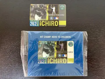 [ 2장 세트 ] 이치로 스타벅스 카드 2004년 최다 안타 기념 한정판