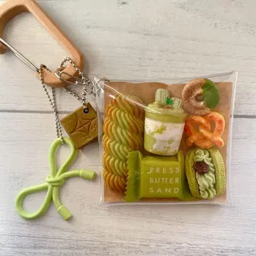 가챠 채움 파우치 말차 디저트