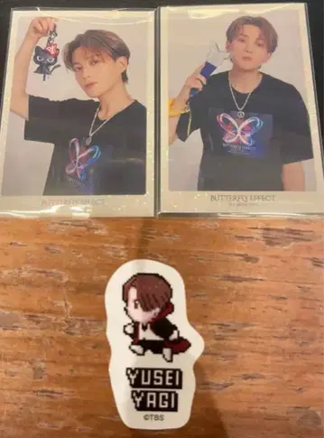 FANTASTICS 야기 유세이 포토 카드 시크릿 플레이크 씰