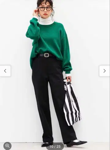 보아 안감 와이드 팬츠 블랙 사이즈 9