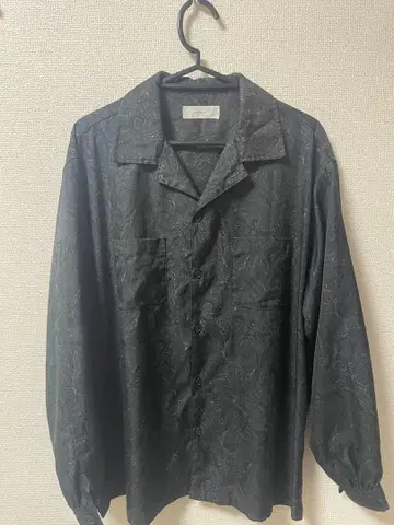 페이즐리 무늬 긴팔 셔츠