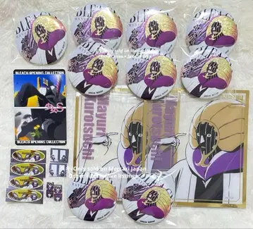BLEACH 쿠보타 마유리 굿즈 세트 캔뱃지 씰 스티커 카드 색지