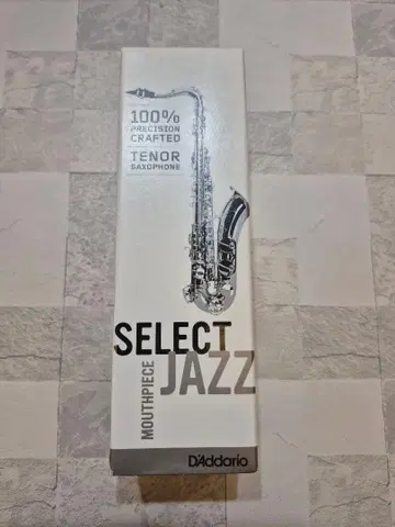 D'Addario SELECT JAZZ 색소폰 마우스피스