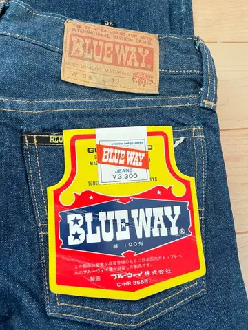 [ 데드스탁 ] BLUE WAY 인디고 청바지 W30 L33