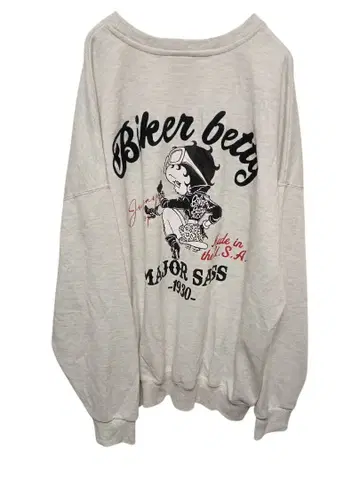Betty Boop Biker Betty 트레이닝복 맨투맨