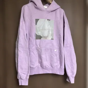 [ LAVANDA ] 새상품급 플라워 그래픽 후드티