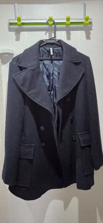 네이비 더블 브레스트 테일러드 자켓