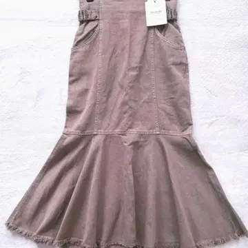 Mystrada 택 포함 새상품 머메이드 데님 스커트 38 M 미 실루엣