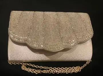 AIMER 쉘 자수 백 베이지