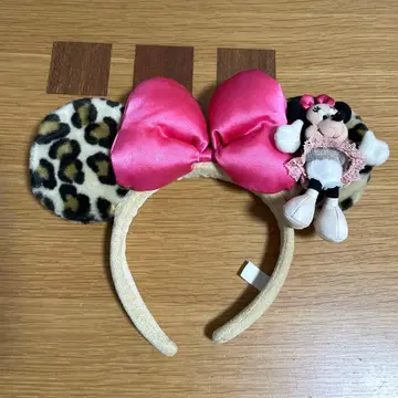 미니 마우스 레오파드 무늬 머리띠