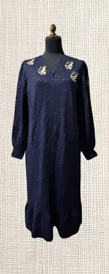 사이토 토세코 V넥 럭셔리 원피스 세레모니에! 클리닝 완료