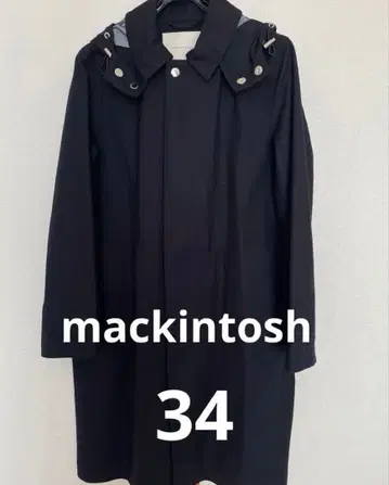 MACKINTOSH 네이비 스텐카라 코트 34