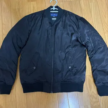 Urban Research 블랙 MA-1 플라이트 자켓 M