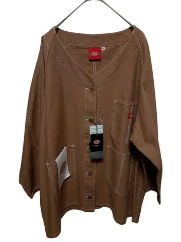 택 포함 새상품 Dickies 노카라 자켓 M 사이즈 브라운