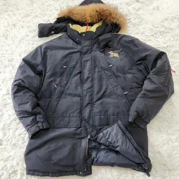 빅 사이즈 2XL 로카웨어 다운&페더 워셔블 다운 자켓 블랙