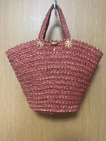 [ 헬렌 카민스키 ] 라피아 백 핑크