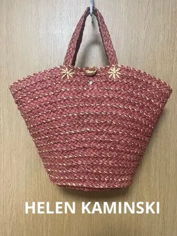 [ 헬렌 카민스키 ] 라피아 백 핑크