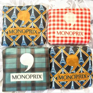 MONOPRIX 모노프리 에코백 4개 세트