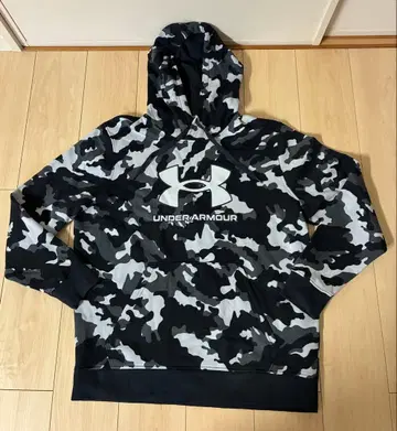 UNDER ARMOUR HSTORM 후드 부착 카모플라쥬 후드티 XXL3