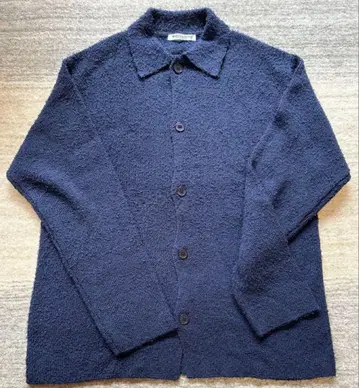 네이비 버튼 가디건